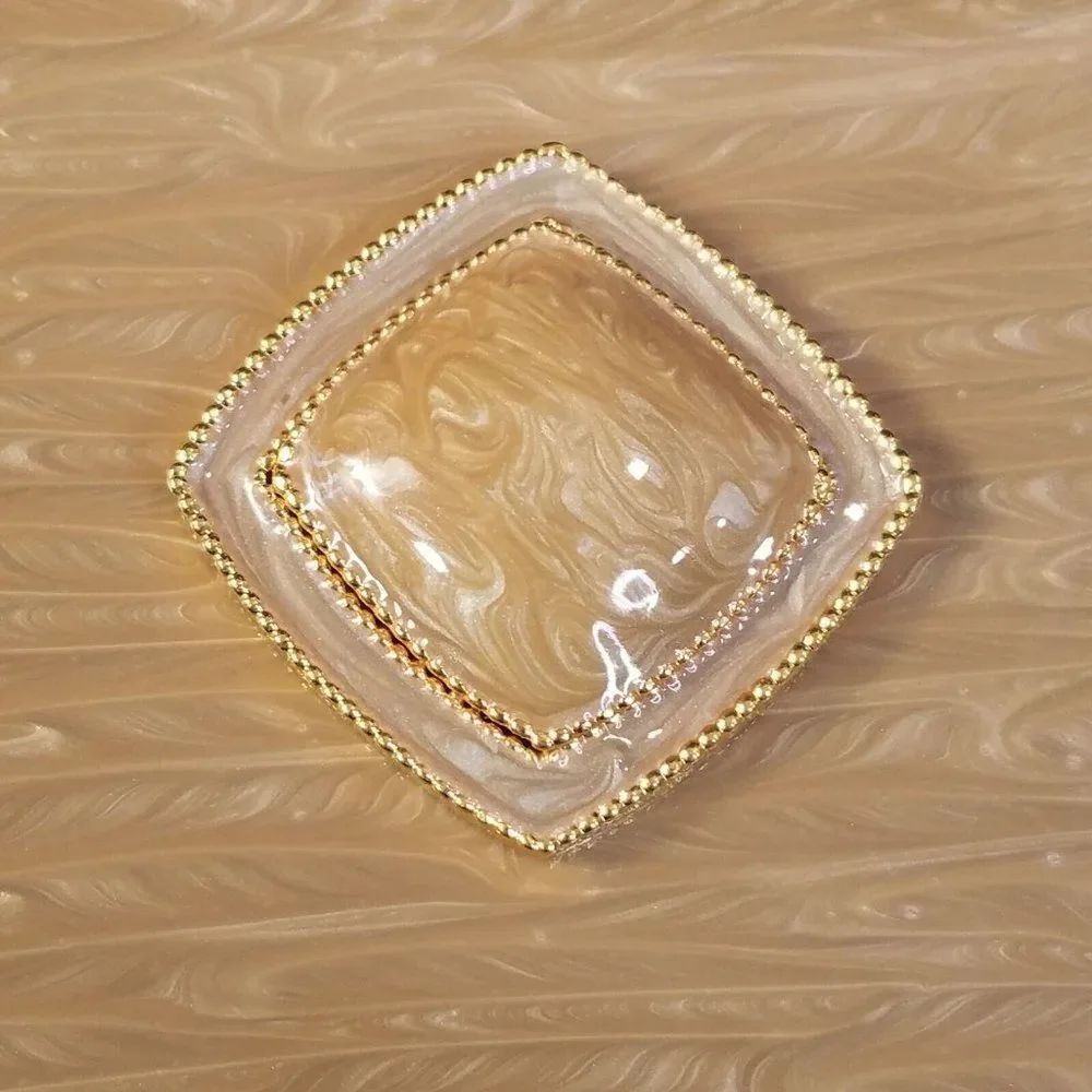 Mike + Ally Chateau Wastebasket Luxury Bathroom Accessories Vintage Discontinued